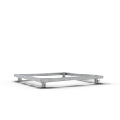 Installation frame | for concrete set up device | dimensions: 888 x 888 x 100 mm